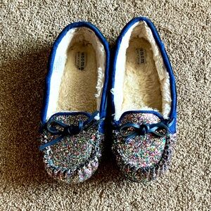 Sonoma sparkly slippers girls 3